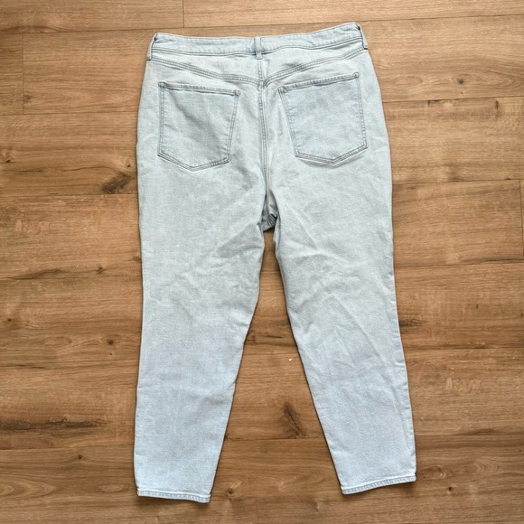 Higher High-Rise Button-Fly O.G. Straight Leg Jeans Plus Size denim - Picture 3 of 4